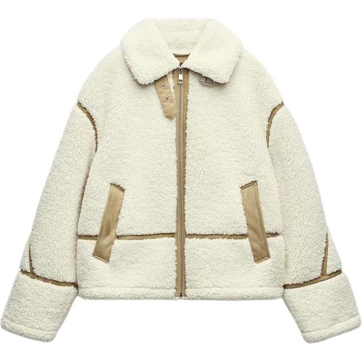 ZARA ZARA Jackets & Coats Women's Beige