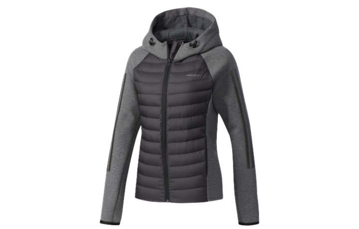 Adidas Adidas Down Jackets Women's Gray Hooded Moderate Other