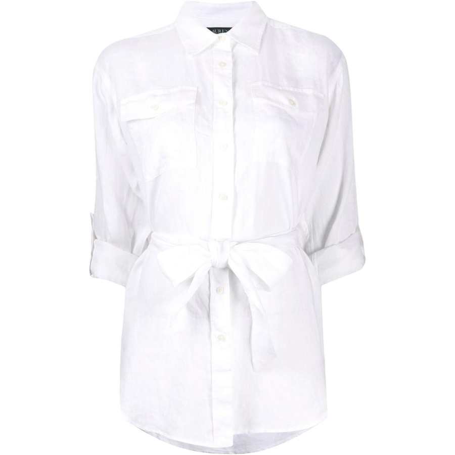 LAUREN RALPH LAUREN Ralph Lauren Long Sleeve Belted Shirt