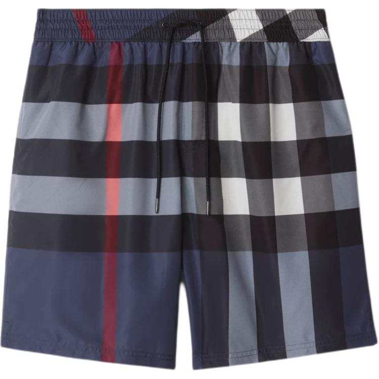 Burberry SS25 Beach Shorts Loose Fit Men's Blue