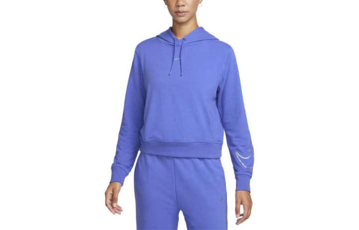 Nike Nike Sweatshirts Women's Blue Hooded Moderate Regular