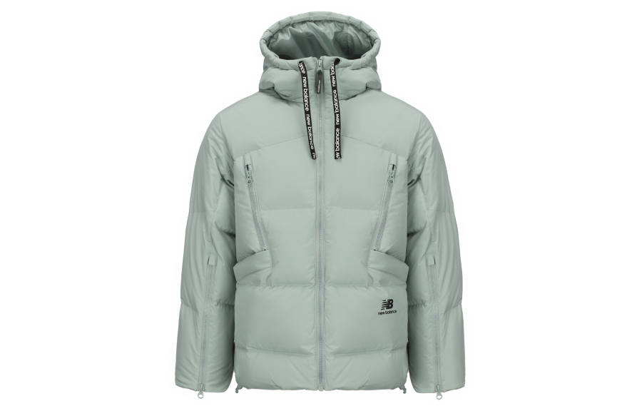 New Balance New Balance Down Jackets Women's Pea Green Hooded Moderate Other