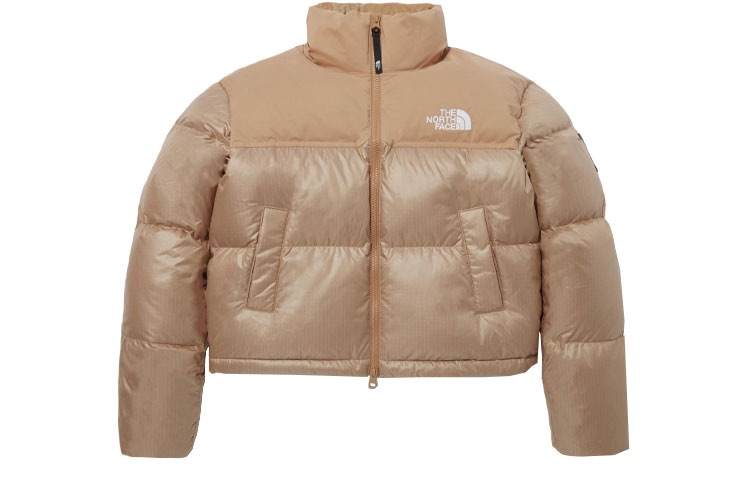 THE NORTH FACE Novelty Nuptse Down Jacket Down Jacket Women's Beige Brown