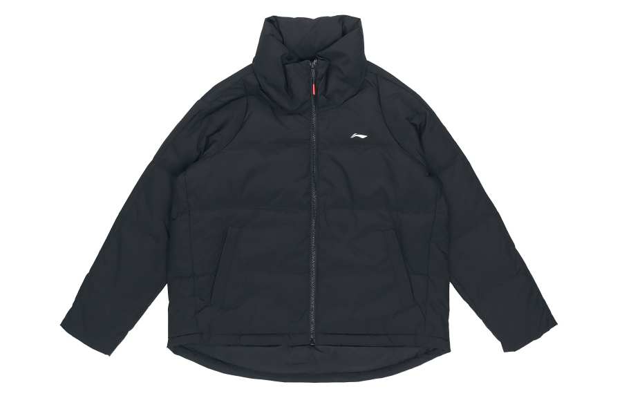Li-Ning Li Ning Down Jackets Women's New Standard Black Stand Collar Moderate Other