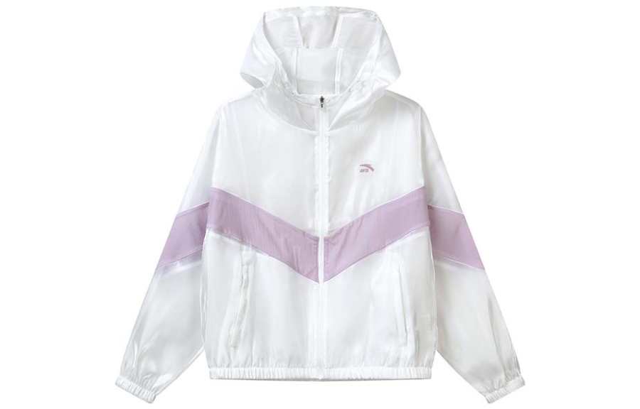 ANTA Life Collection Jackets Women's White Hooded Moderate Other