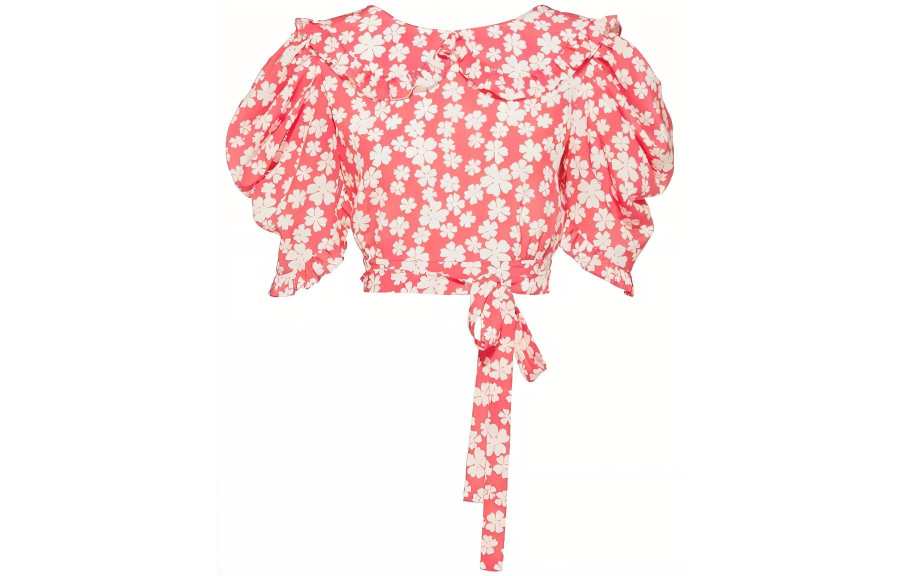 MIU MIU Shirts Women's Pink Crew Neck Moderate Other