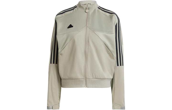 Adidas Adidas Tiro Material Mix Track Jacket Jackets & Coats Women's Pebble Gray