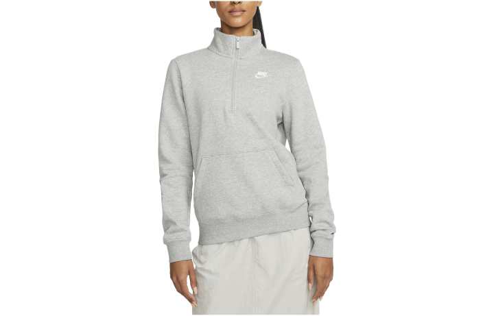 Nike Nike Sweatshirts Women's Gray Stand Collar Moderate Regular