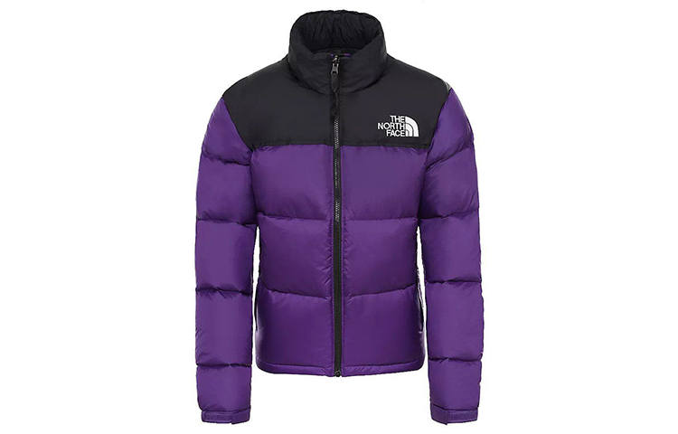 THE NORTH FACE 1996 Collection Down Jackets Women's Purple Crew Neck Moderate Other