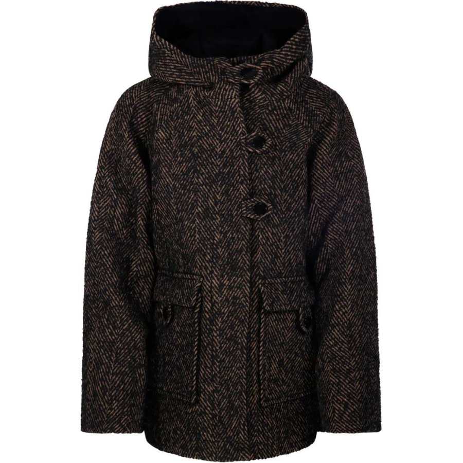 GANNI GANNI Herringbone Midi Jacket
