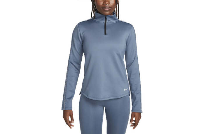 Nike Nike Sweatshirts Women's Blue Stand Collar Moderate Regular