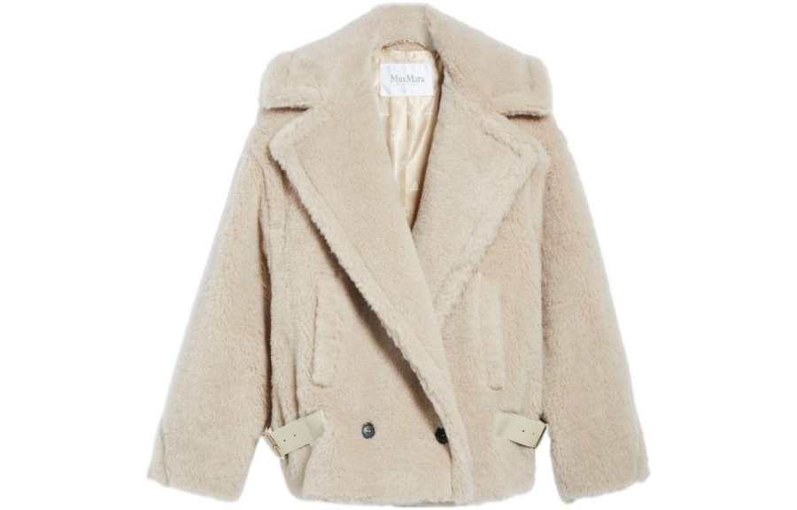 MaxMara MaxMara Jackets Women's Sand Lapel Moderate Other