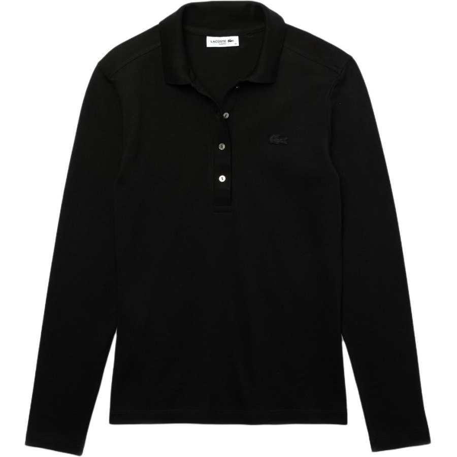 LACOSTE LACOSTE Stretch-cotton Polo Top
