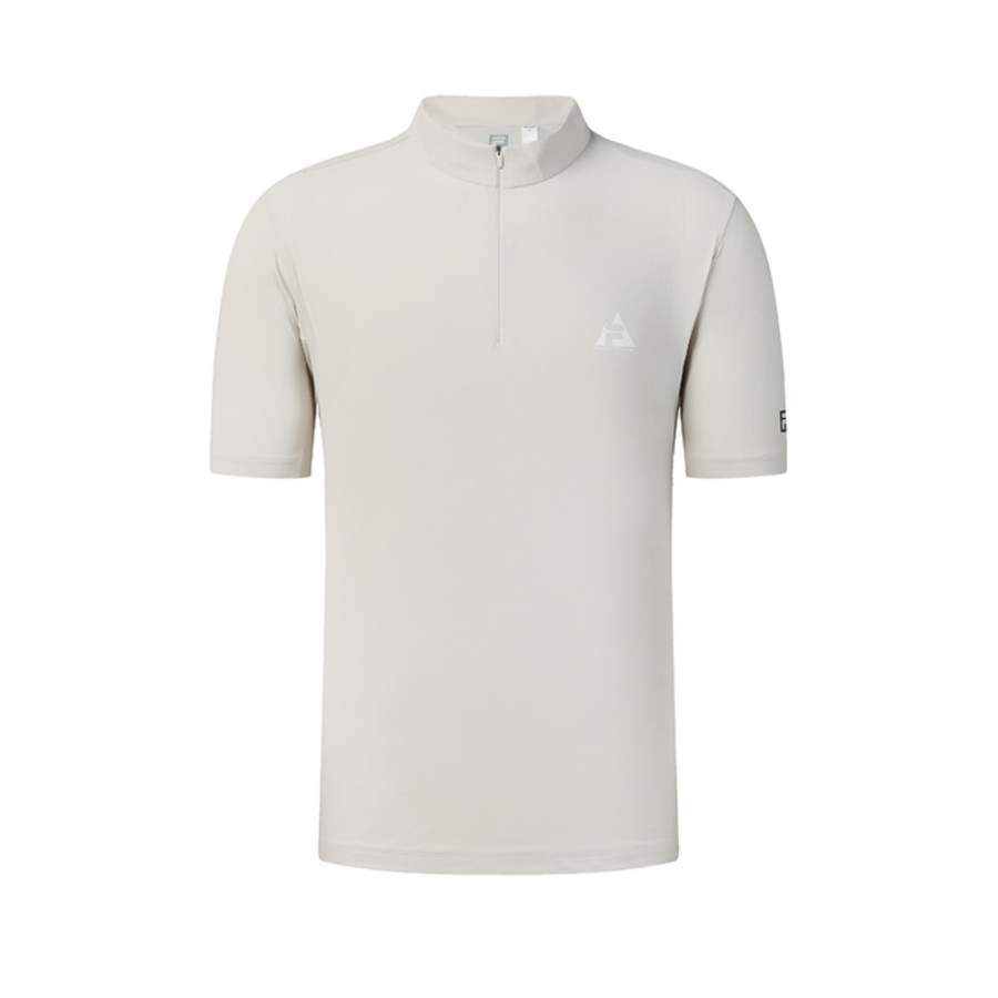FILA T Shirts Men's Coix Seed Stand Collar Moderate