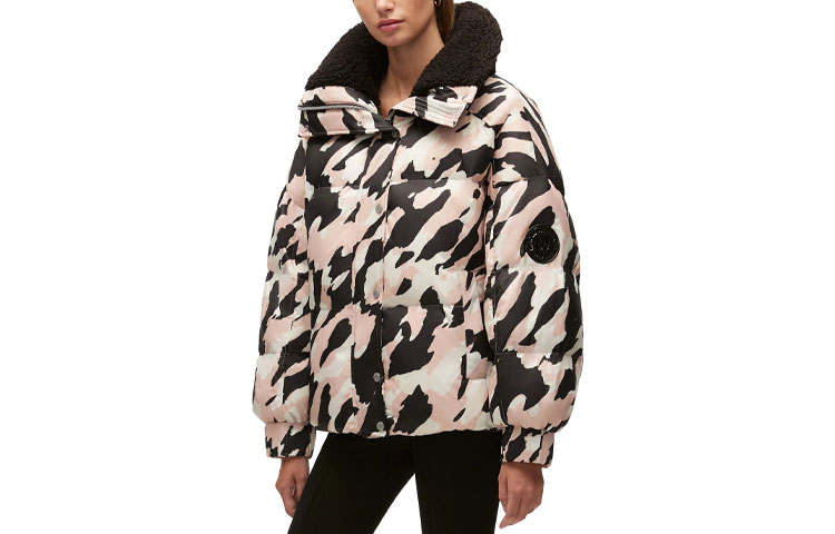 Moose Knuckles Down Jacket Women's Rose Smoke Camouflage