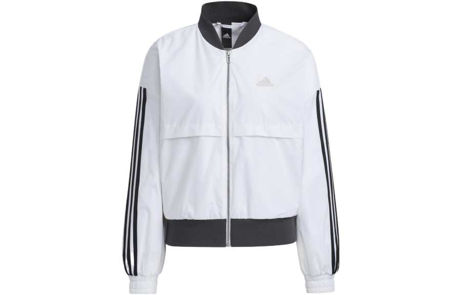 Adidas Adidas Jackets Women's White Stand Collar Moderate Other