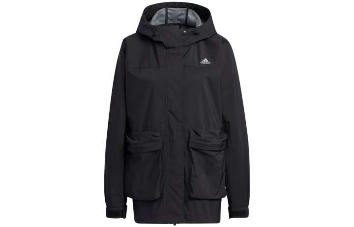 Adidas Adidas Jackets Women's Black Hooded Moderate Other