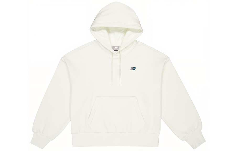 New Balance New Balance Sweatshirts Women's White Hooded Moderate Regular