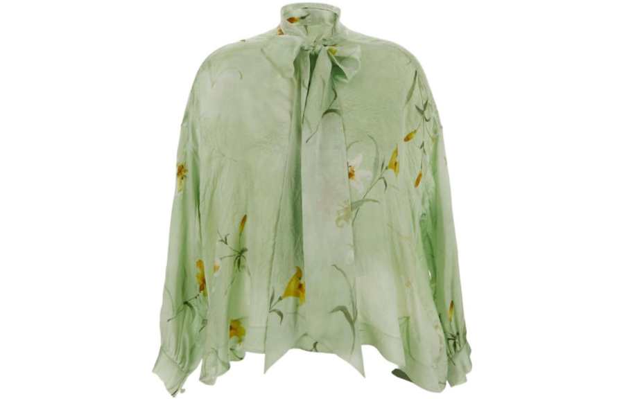 Balenciaga Shirts Women's Green Moderate