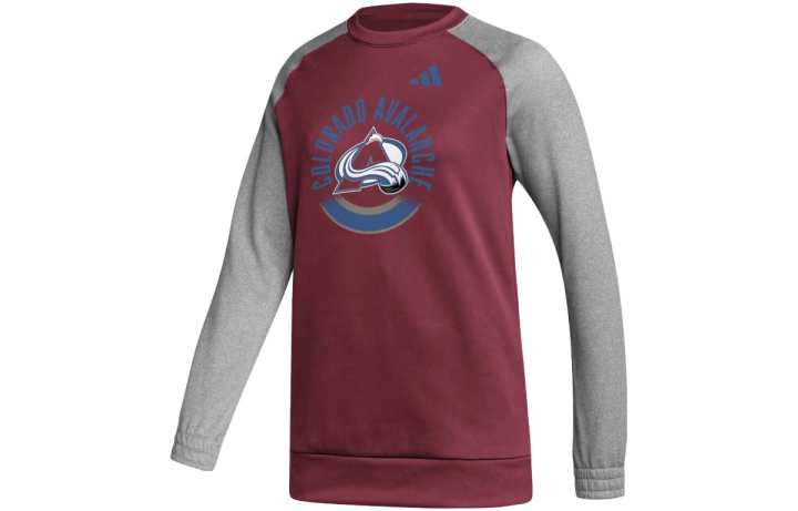Adidas Adidas Team Issue Sweatshirts Women's Contour Red Crew Neck Moderate Regular