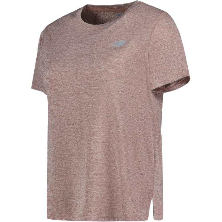 New Balance New Balance Regular Running T Shirt Women's Dark Red
