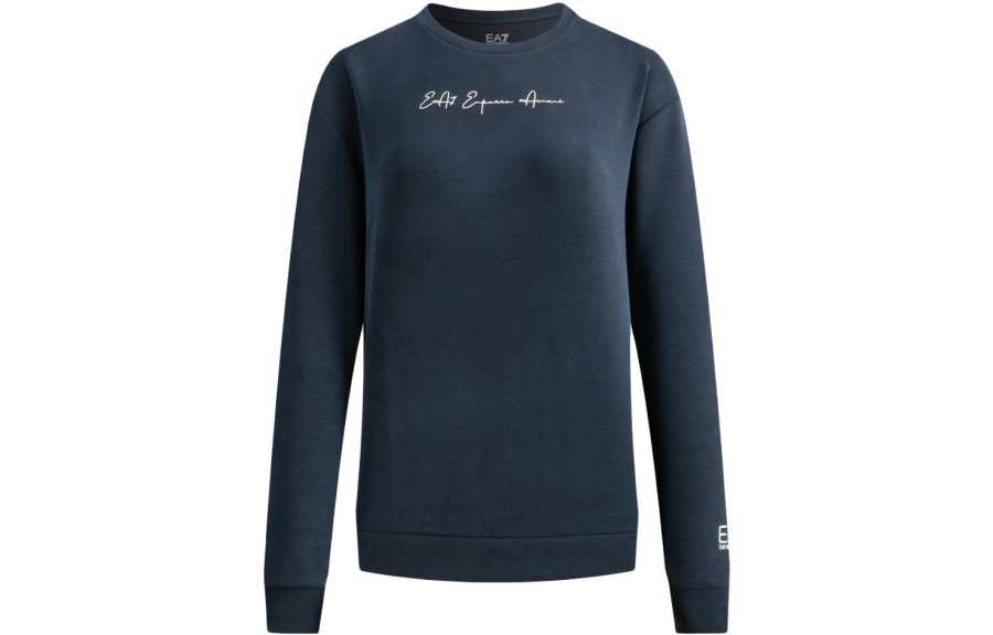 EMPORIO ARMANI EA7 FW23 Sweatshirt Women's Navy Blue