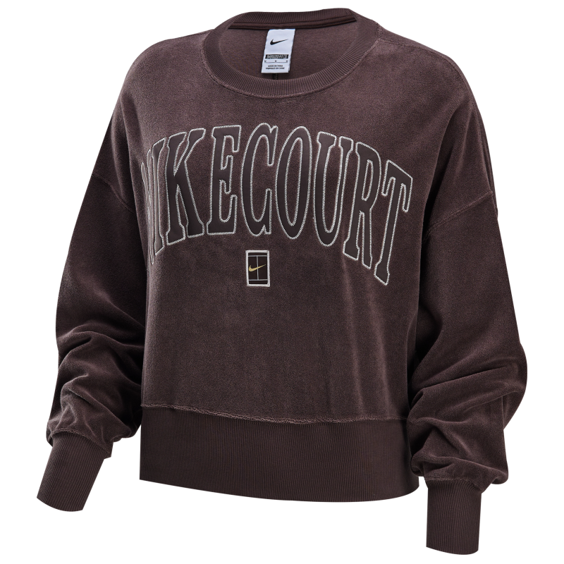 Nike Nike COURT HERITAGE Sweatshirt Women's Baroque Brown/Light Rosewood Umber/Velvet Brown