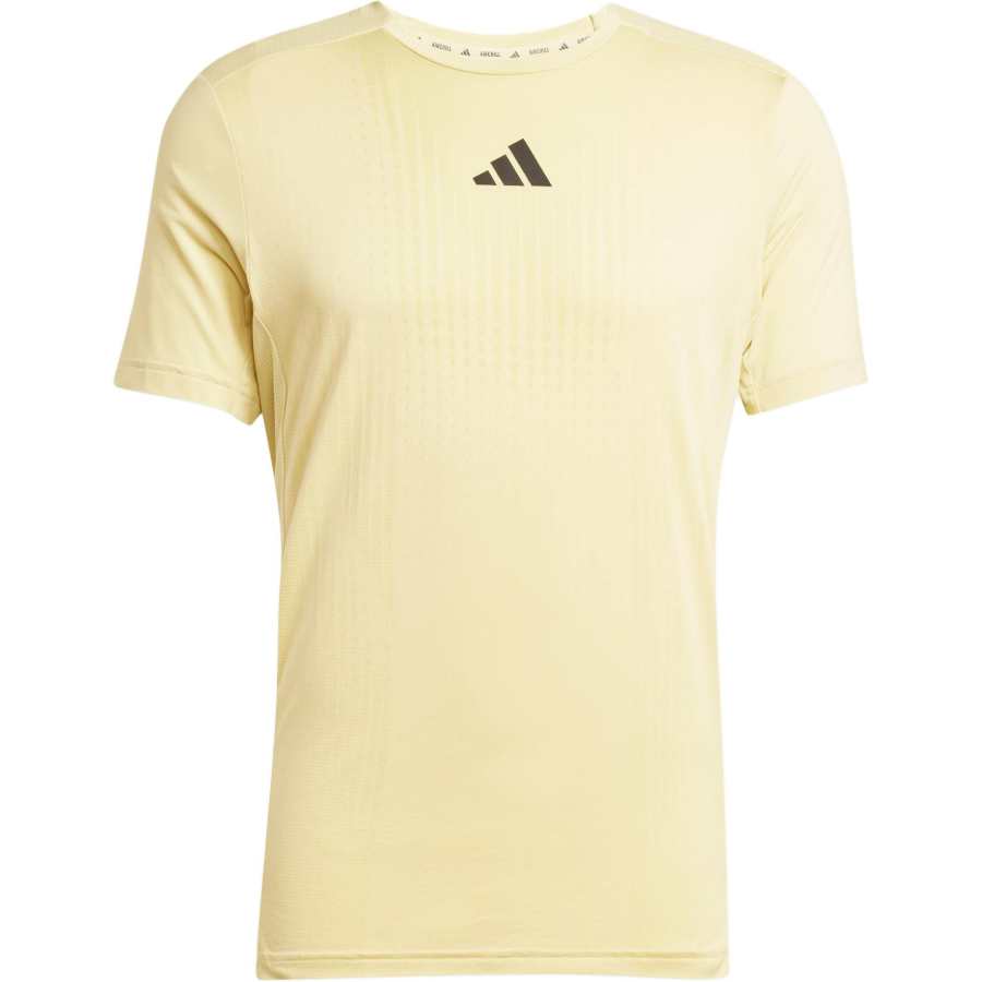 Adidas Adidas Airchill T Shirt Men's Powder Yellow/Pure Sulfur Yellow