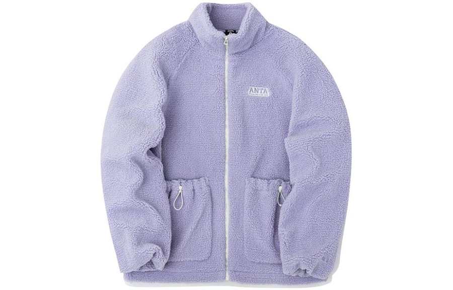 ANTA Life Collection Jackets Women's Purple Stand Collar Thickened Other