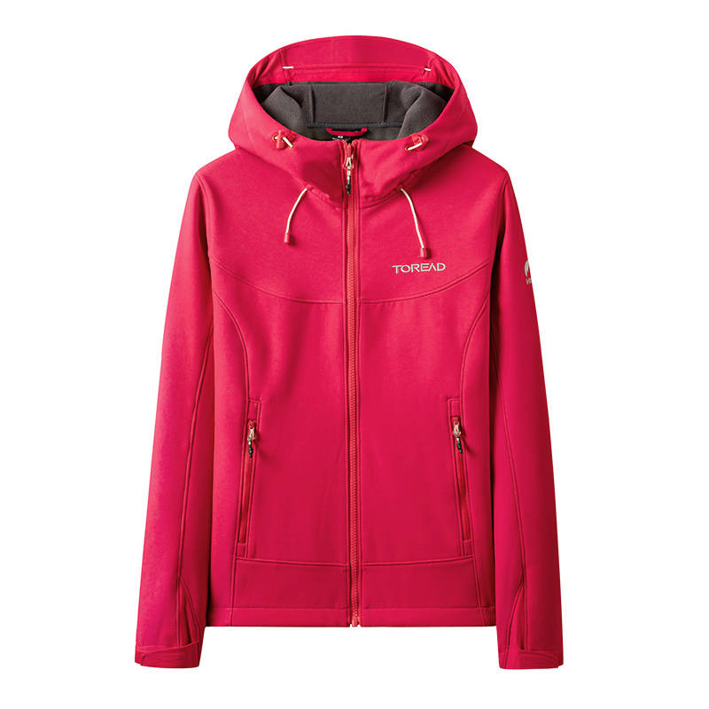 TOREAD TOREAD Softshell Jackets Women's Hooded Thickened Soft Shell