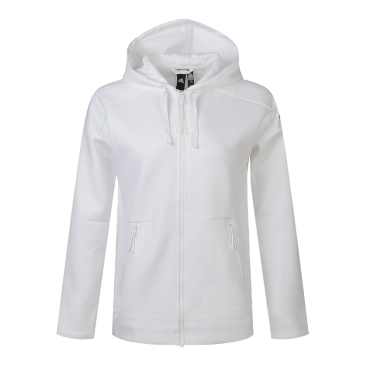 Adidas Adidas Jackets Women's White Hooded Moderate Other