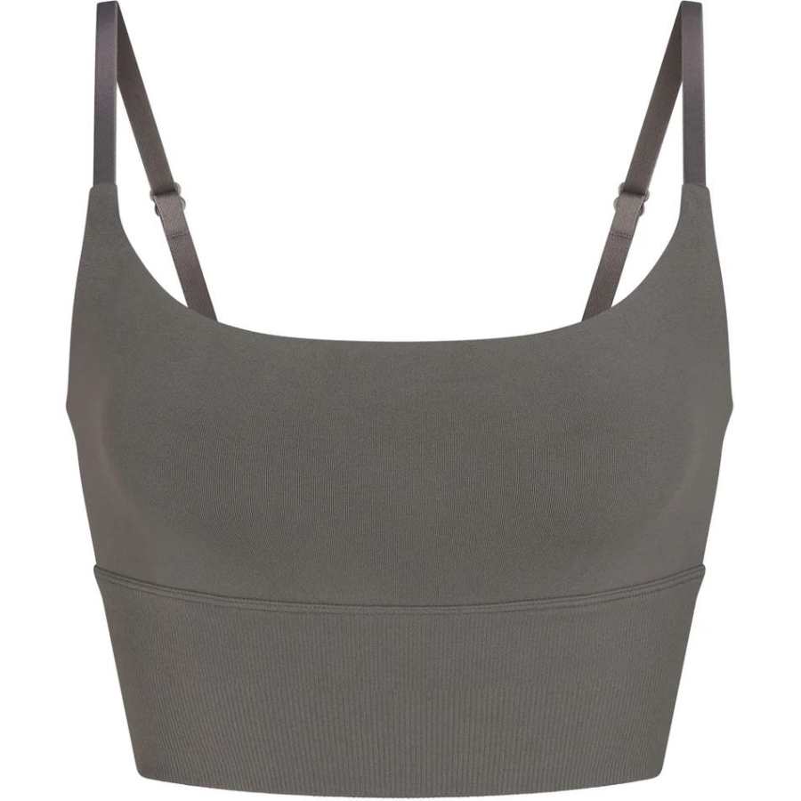 Skims CONTOUR NYLON CROPPED CAMI Camisole Women's Gunmetal/Bronze
