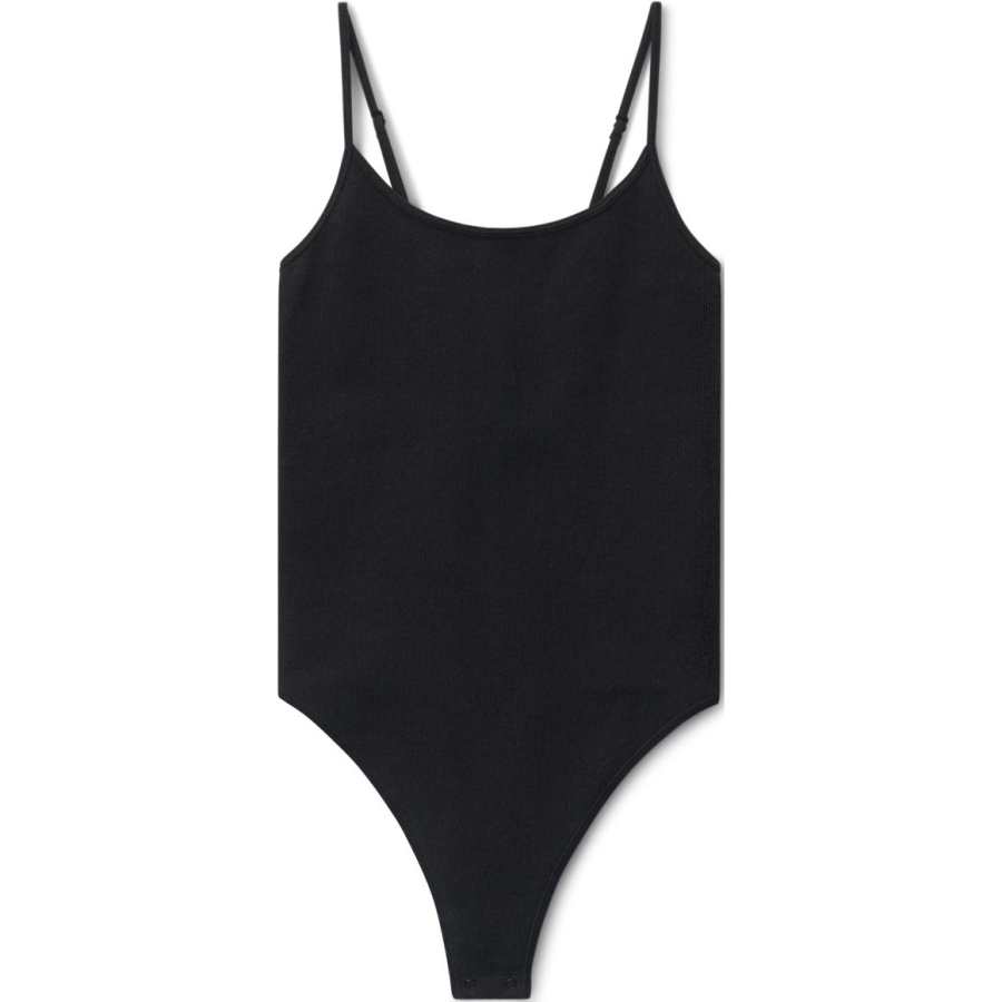 Alexander Wang Alexander Wang Ribbed Jersey Cami Bodysuit