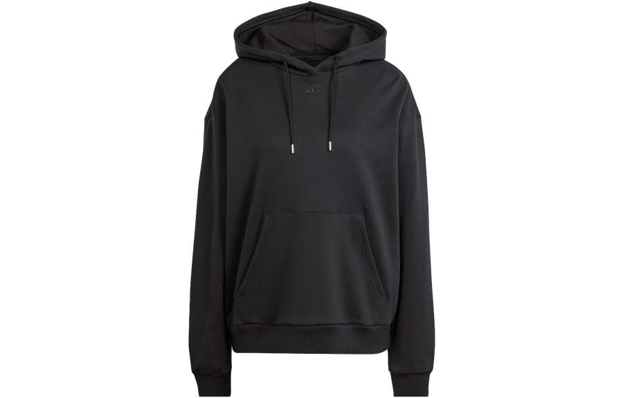 Adidas Originals Adidas Originals Embellished Oversized Hoodie Sweatshirt Women's Black