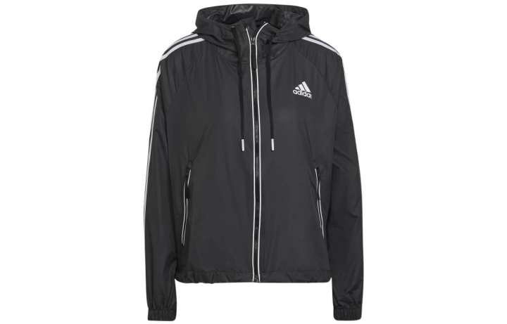 Adidas Adidas Jackets Women's Black Hooded Moderate Other