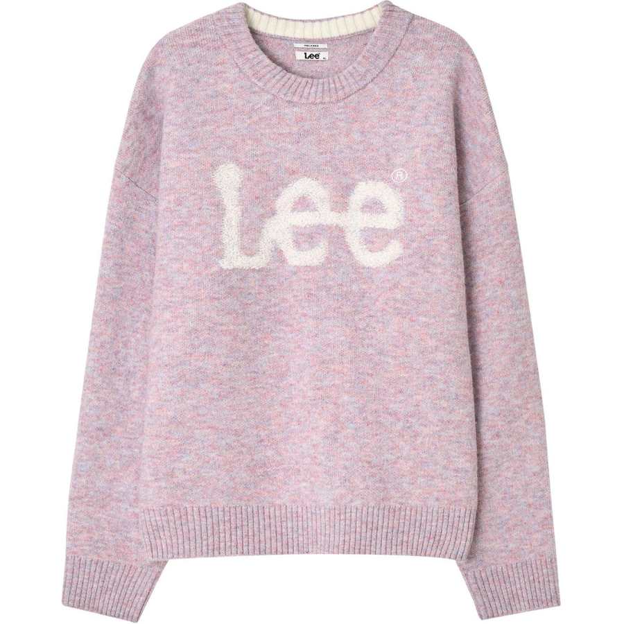 Lee Knitwear Women's Pink Crew Neck Moderate Other