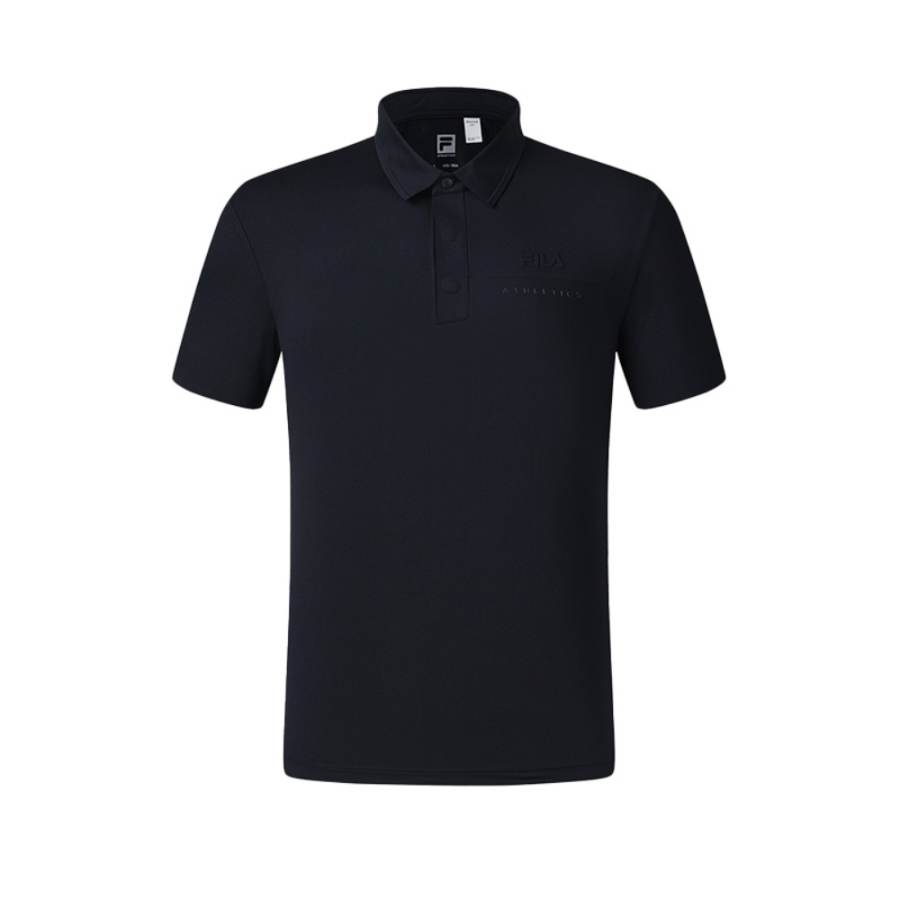 FILA Fitness Polo Shirt Men's Royal Blue