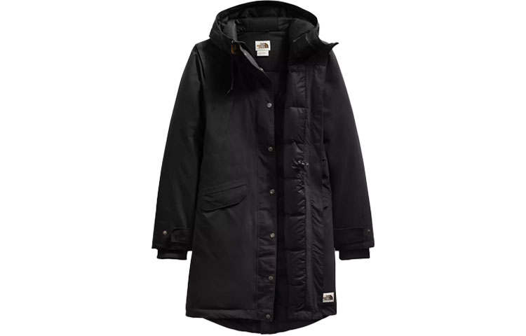 THE NORTH FACE Down Jackets Women's Black Hooded Moderate Other