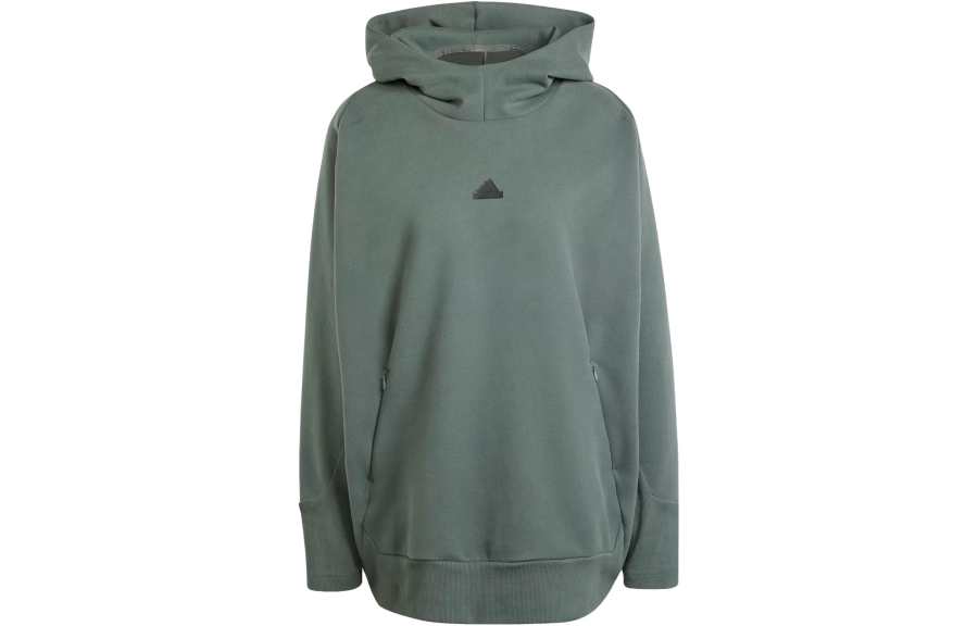 Adidas Adidas Z.N.E Winterized Hoodie Sweatshirt Women's Green