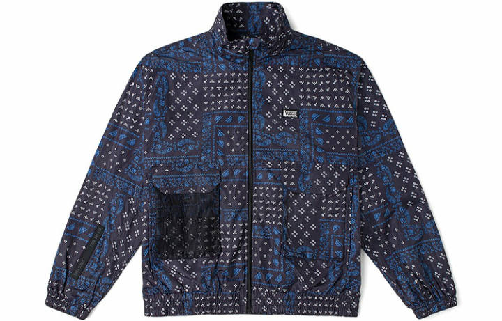 Vans Vans Jackets Women's Navy Blue Stand Collar Moderate Other