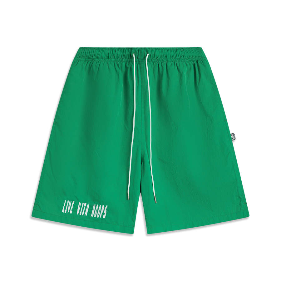 Li-Ning Li Ning Basketball Collection Casual Shorts Men's Strait Green