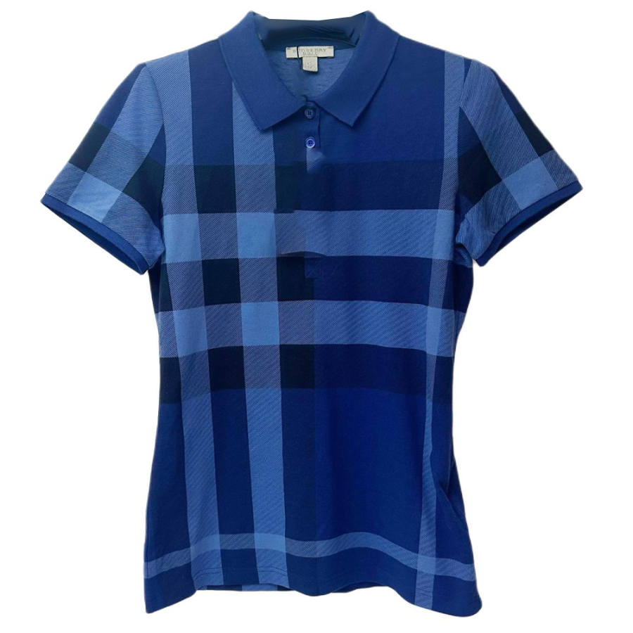 Burberry Polo Shirt Women's Blue