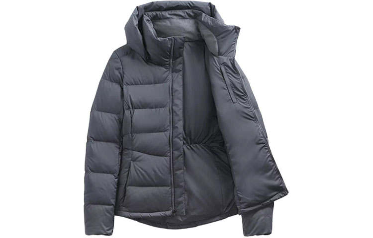 THE NORTH FACE Down Jackets Women's Gray Hooded Moderate Other
