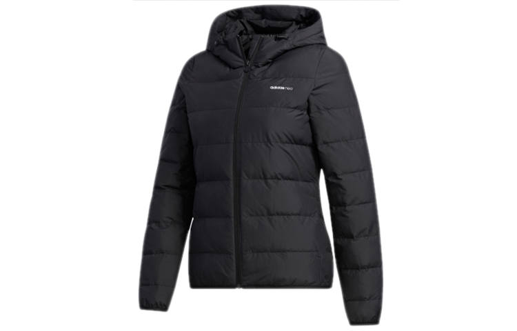 Adidas Neo Down Jackets Women's Black Hooded Moderate Other