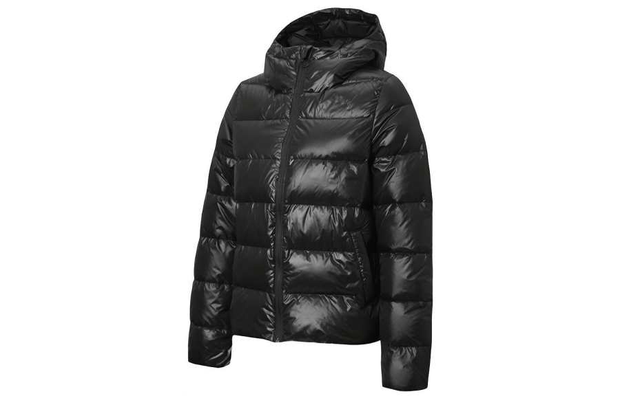 PUMA Down Jackets Women's Black Hooded Moderate Other