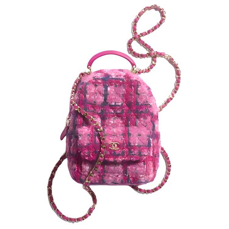CHANEL CHANEL Wool Backpack Women's Multicolor