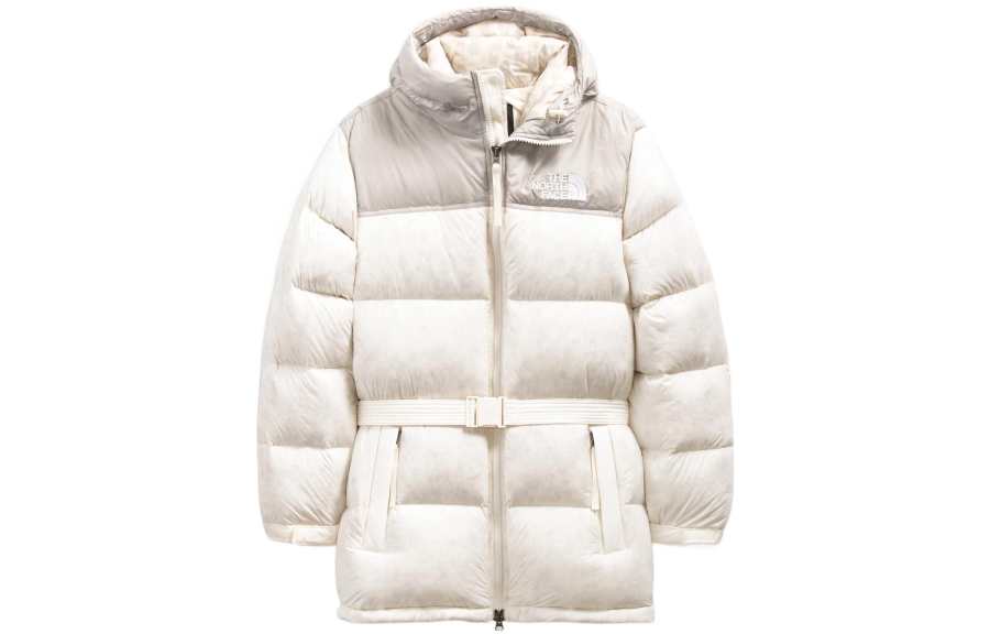 THE NORTH FACE Down Jackets Women's White Hooded Moderate Other