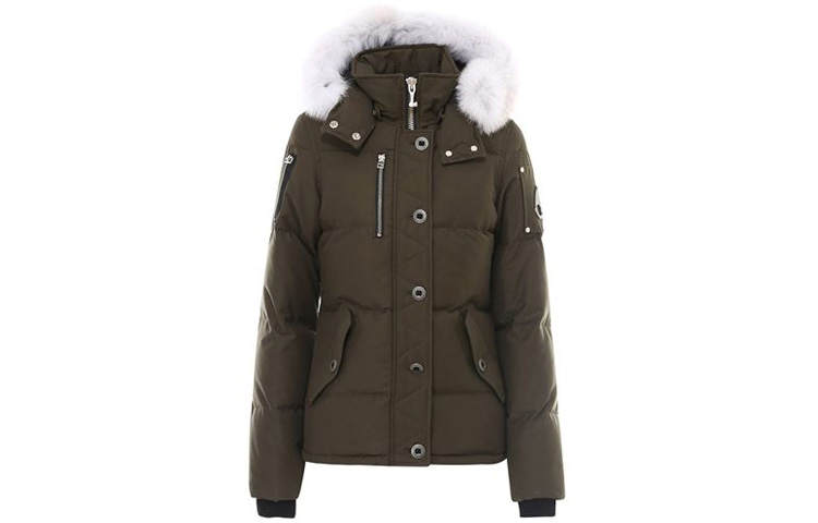 Moose Knuckles Down Jacket Winter Women's Army Green