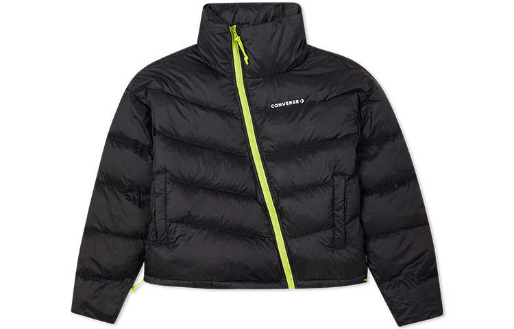 Converse Converse Silo Down Jackets Women's Black Stand Collar Moderate Other