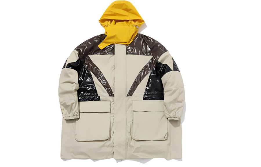 Li-Ning Li Ning Down Jacket Women's Yellow Gray